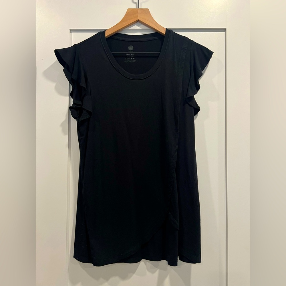 Kindred Bravely Black Bamboo Nursing Top